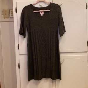 Pink Republic 3/4 Sleeve Sweater Dress!